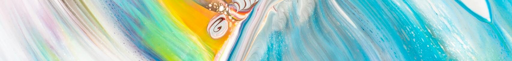 Dynamic abstract artwork featuring vibrant swirling colors and motion effects.